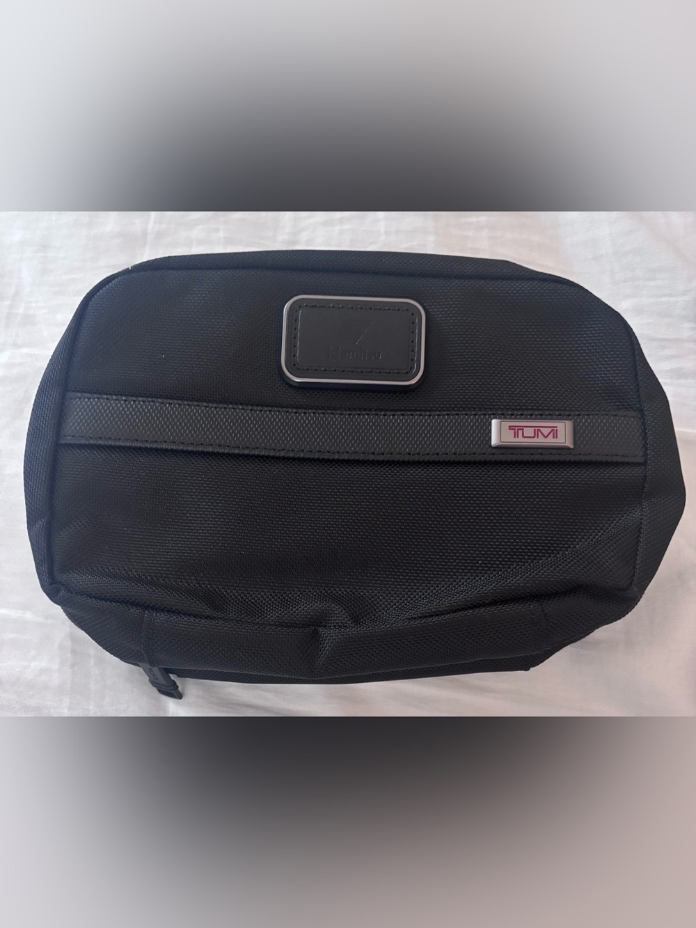 TUMI Alpha 3 Split Travel Kit Black Toiletry Bag